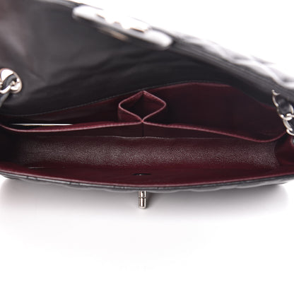 Chanel Lambskin Quilted East West Flap Black 5 of 12