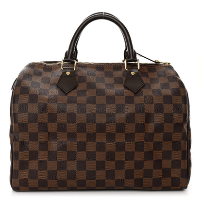 Louis Vuitton Damier Ebene Speedy 30 1 of 9