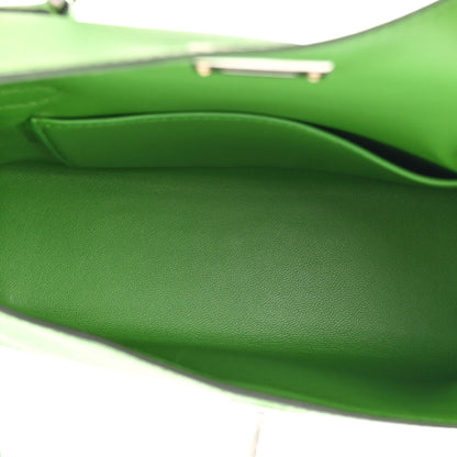 Hermes Epsom Mini Kelly Sellier 20 Vert Yucca 5 of 11