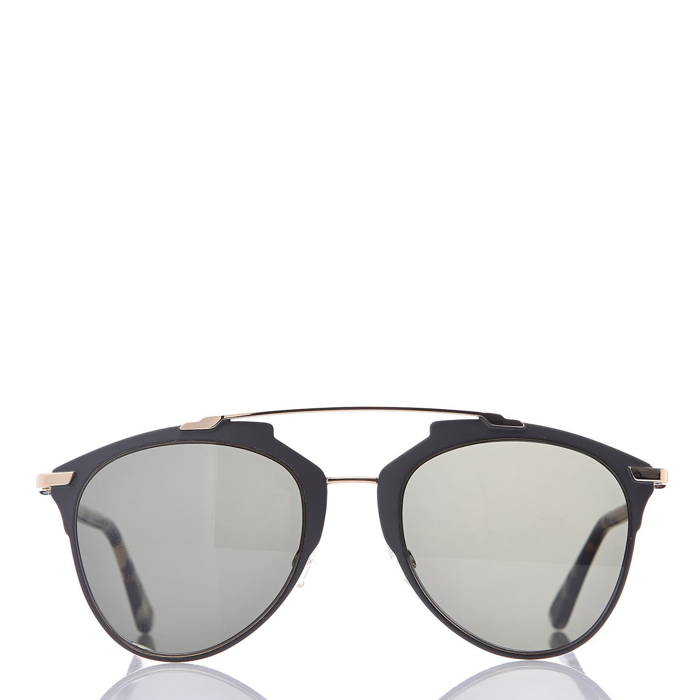Reflected Sunglasses Black Tortoise