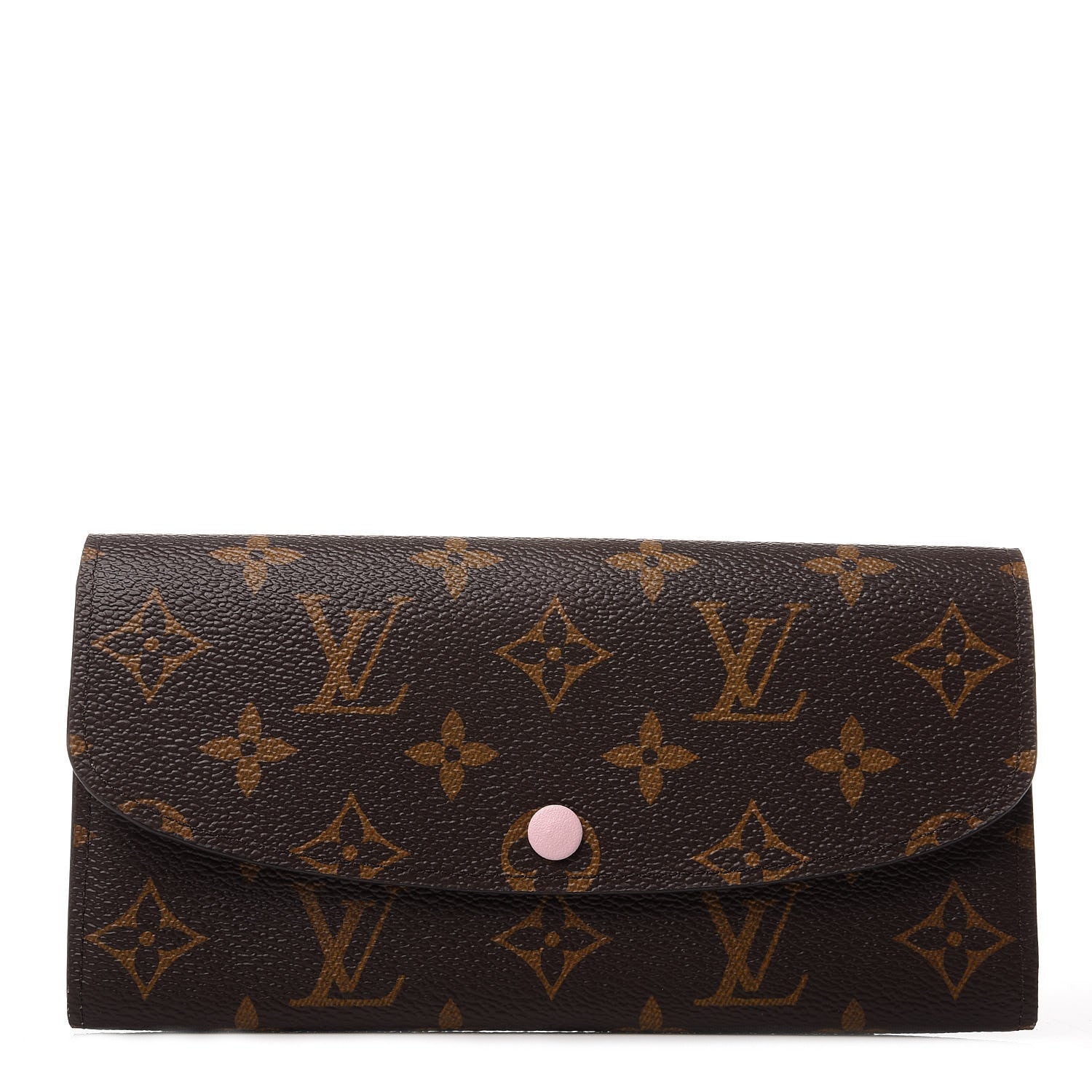 Louis Vuitton Monogram Emilie Wallet Rose Ballerine 1 of 10