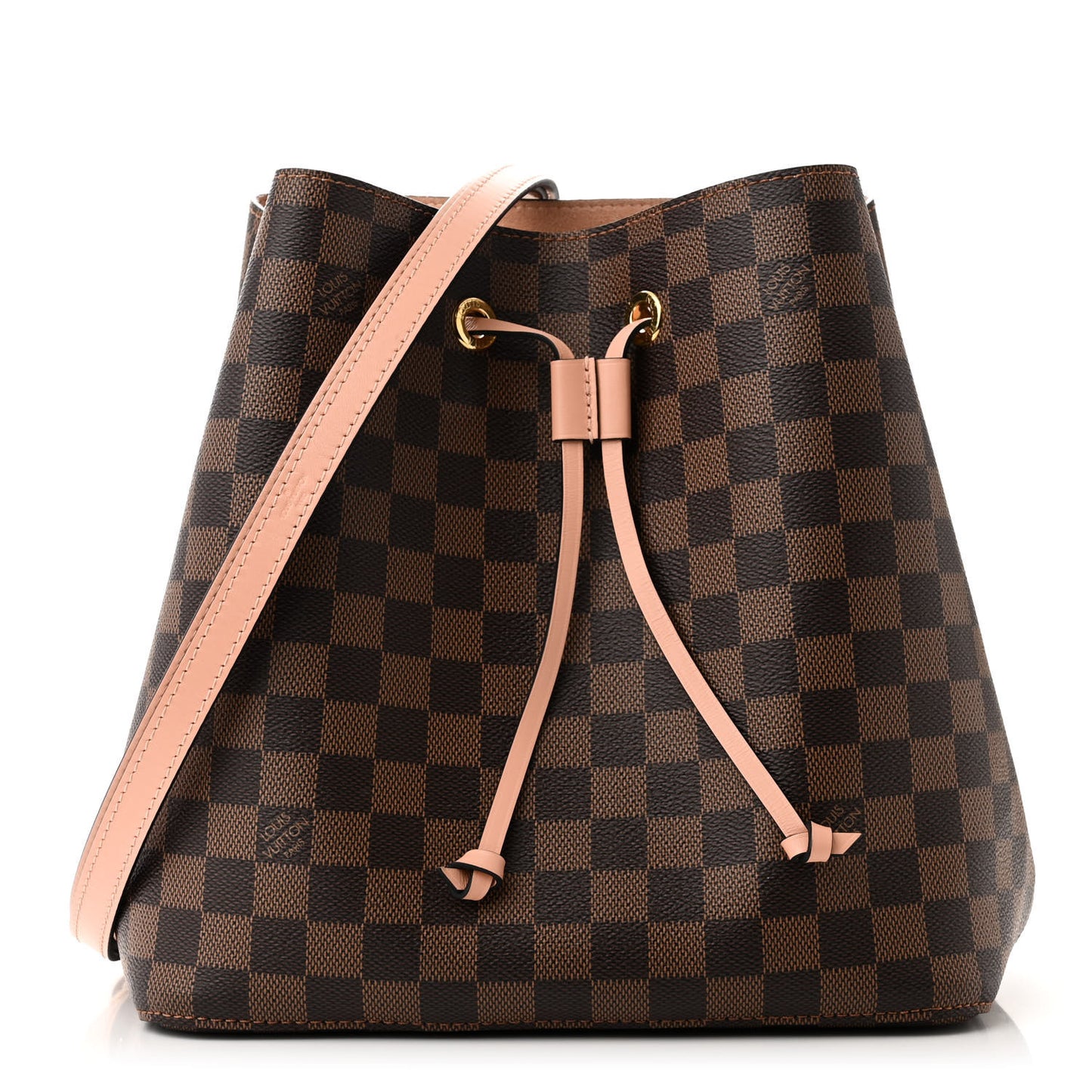 Damier Ebene Neonoe MM Venus Pink