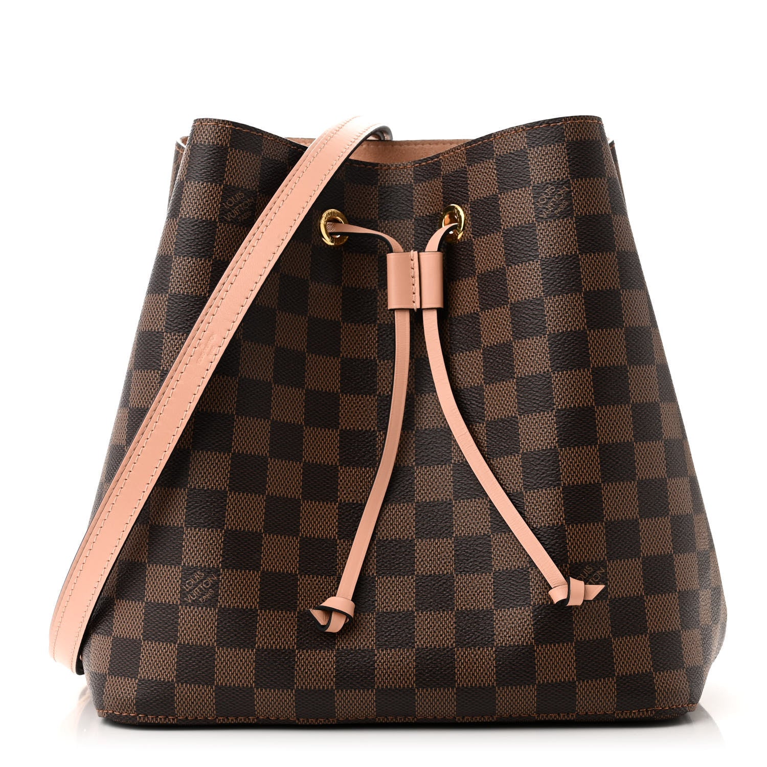 Louis Vuitton Damier Ebene Neonoe MM Venus Pink 1 of 11