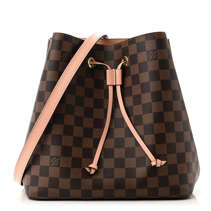 Louis Vuitton Damier Ebene Neonoe MM Venus Pink 1 of 11