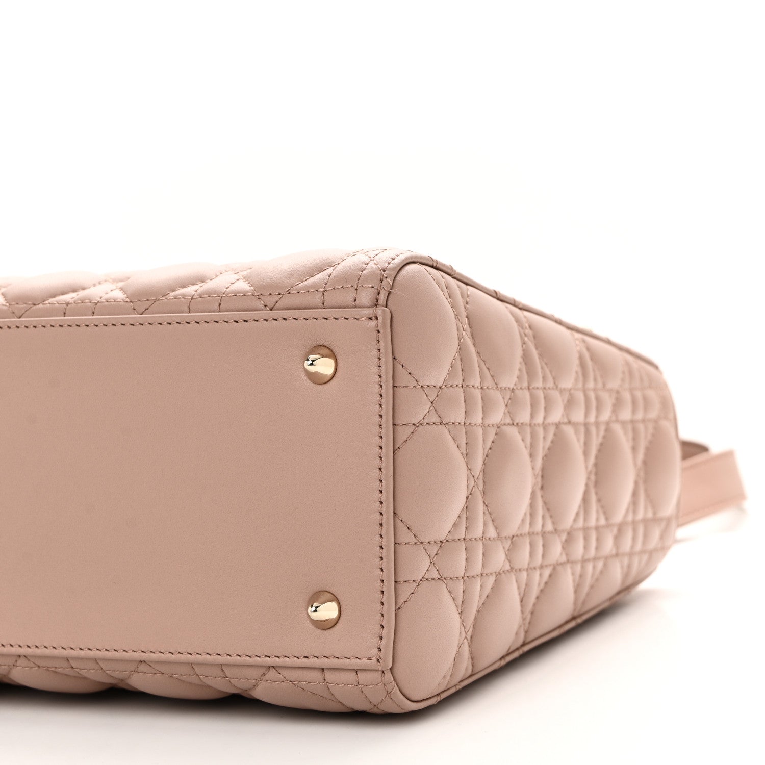 Christian Dior Lambskin Cannage Medium Lady Dior Fard 9 of 9