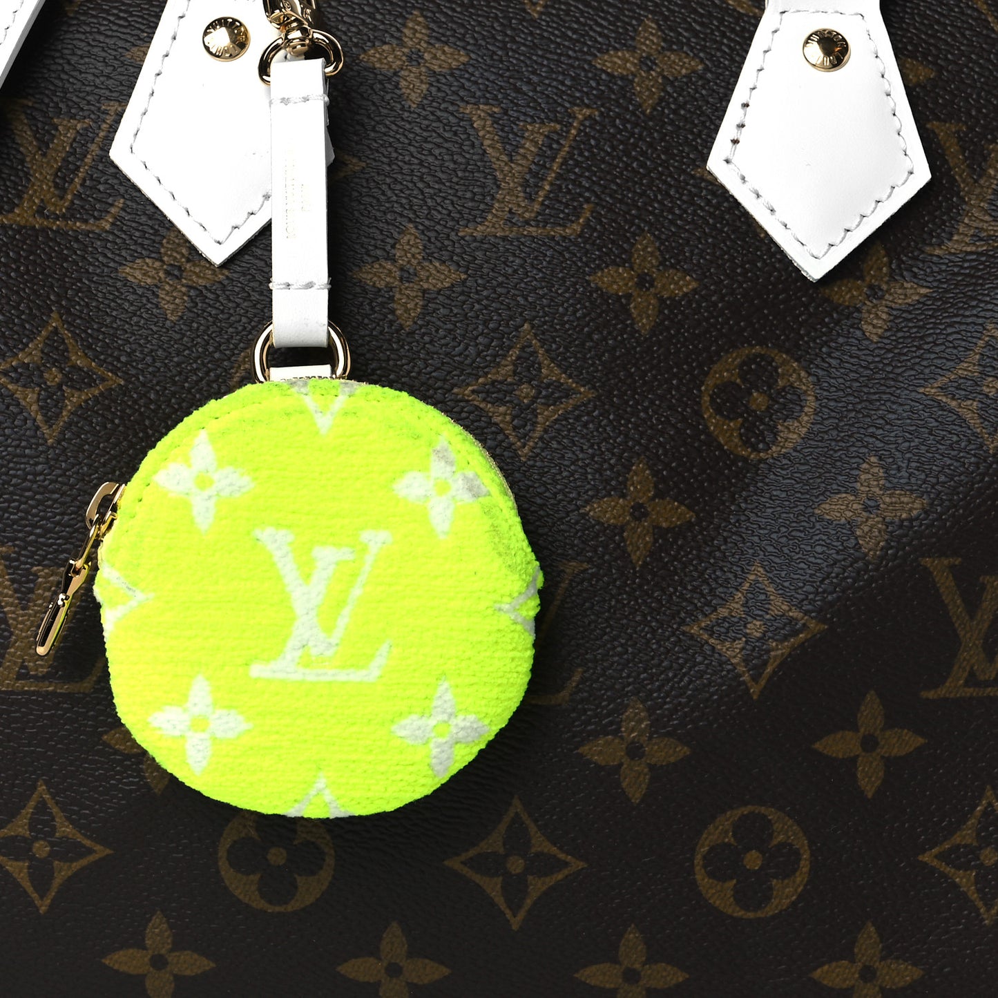 Monogram LV Match Speedy Bandouliere 25 White