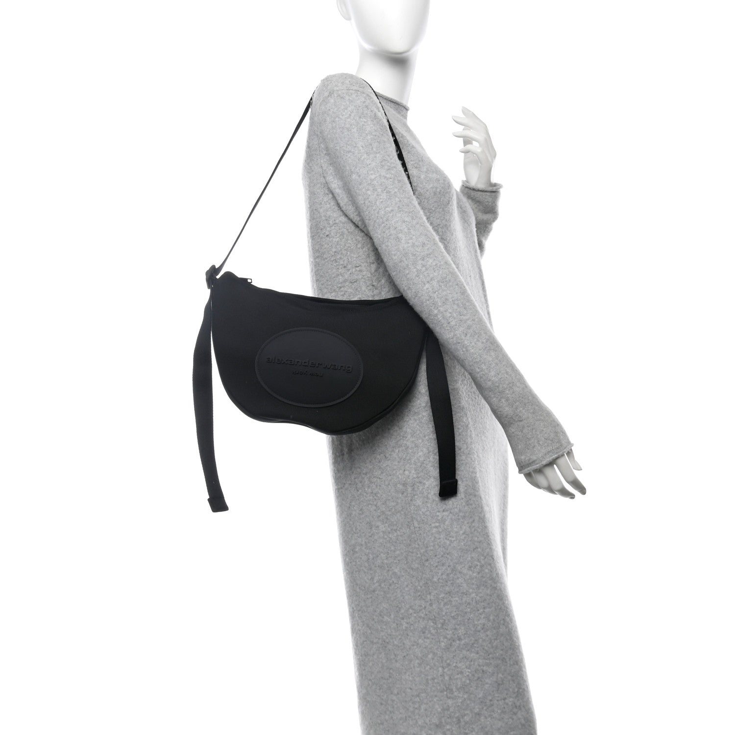 Alexander Wang Canvas Bo Small Shoulder Bag Black 2 of 11