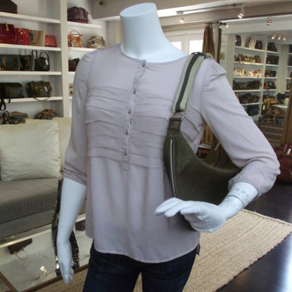 Gucci Nylon Half Moon Hobo Green 2 of 11