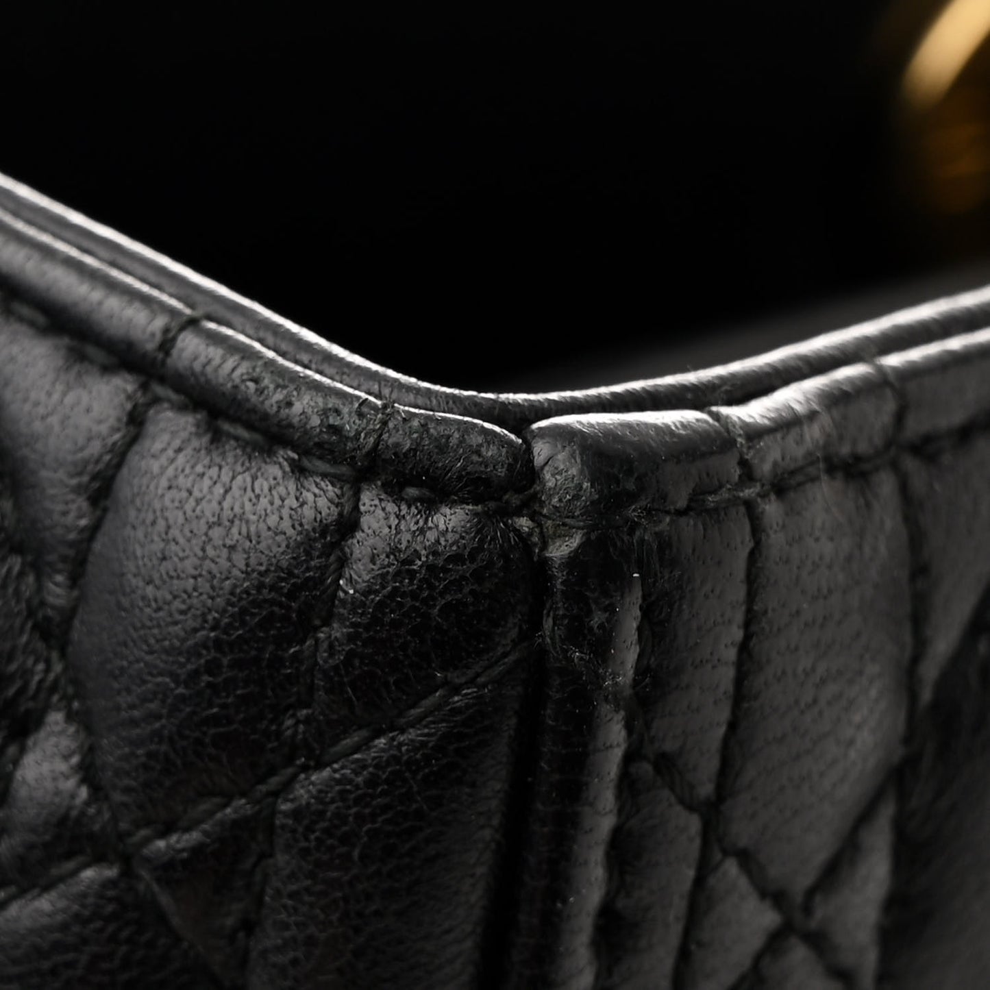 Lambskin Cannage Large Lady Dior Black