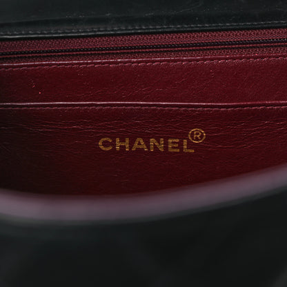 Chanel Lambskin Quilted XL Jumbo Single Flap Black 6 of 12