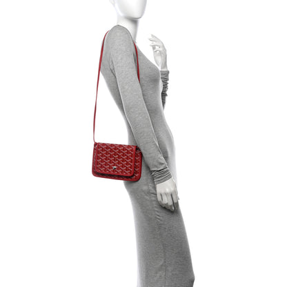 Goyard Goyardine Plumet Wallet Clutch Red 2 of 9