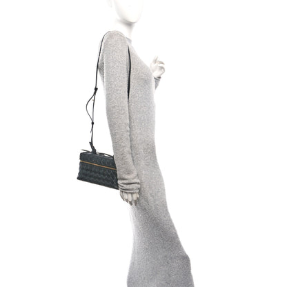Bottega Veneta Calfskin Intrecciato Bang Bang Vanity Case Black 2 of 9