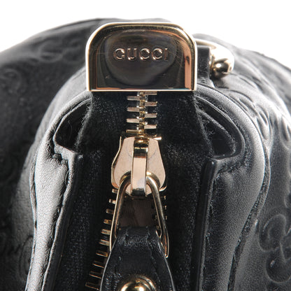 Gucci Guccissima Medium Sukey Top Handle Bag Black 6 of 9