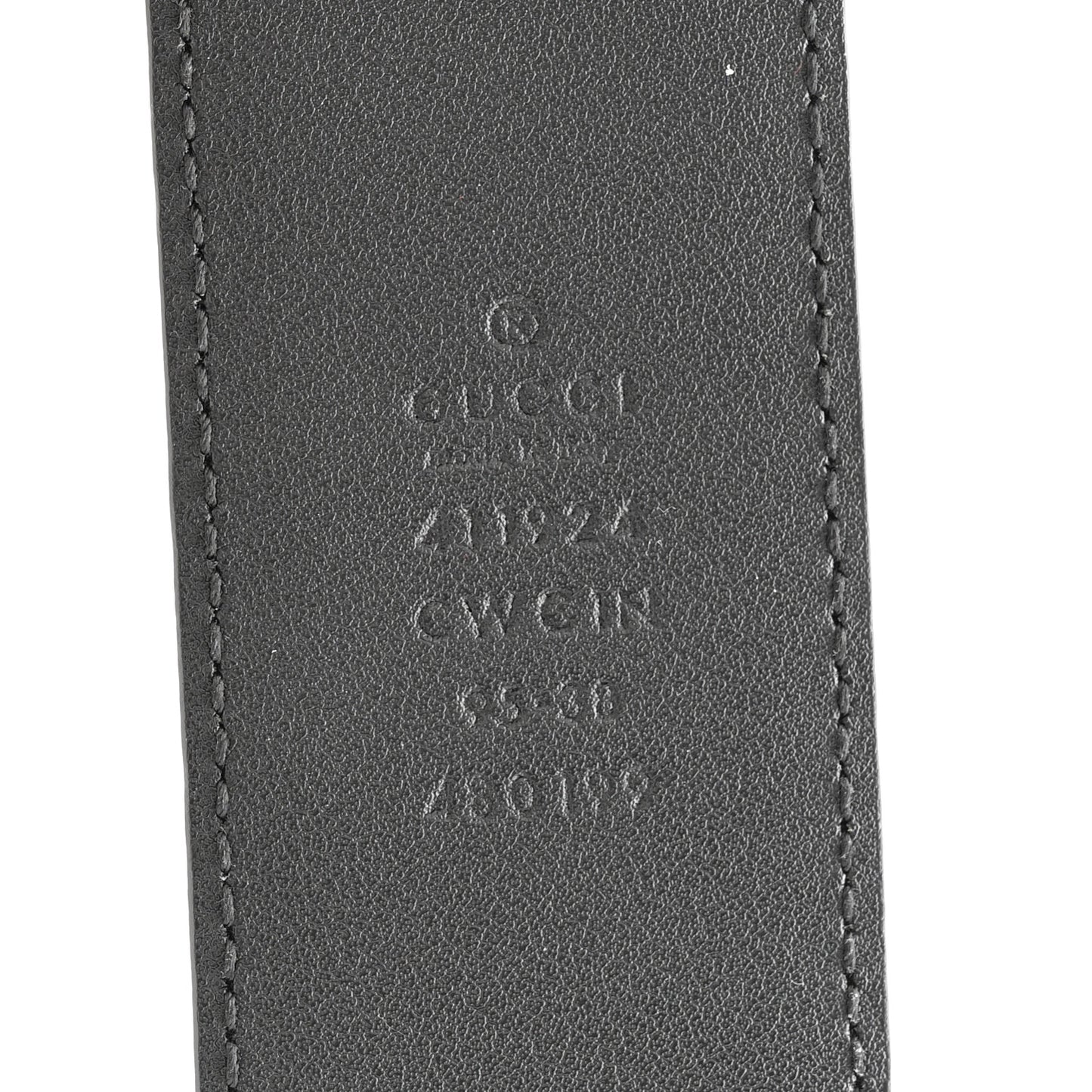 Guccissima Signature Interlocking G 40mm Belt 95 38 Black