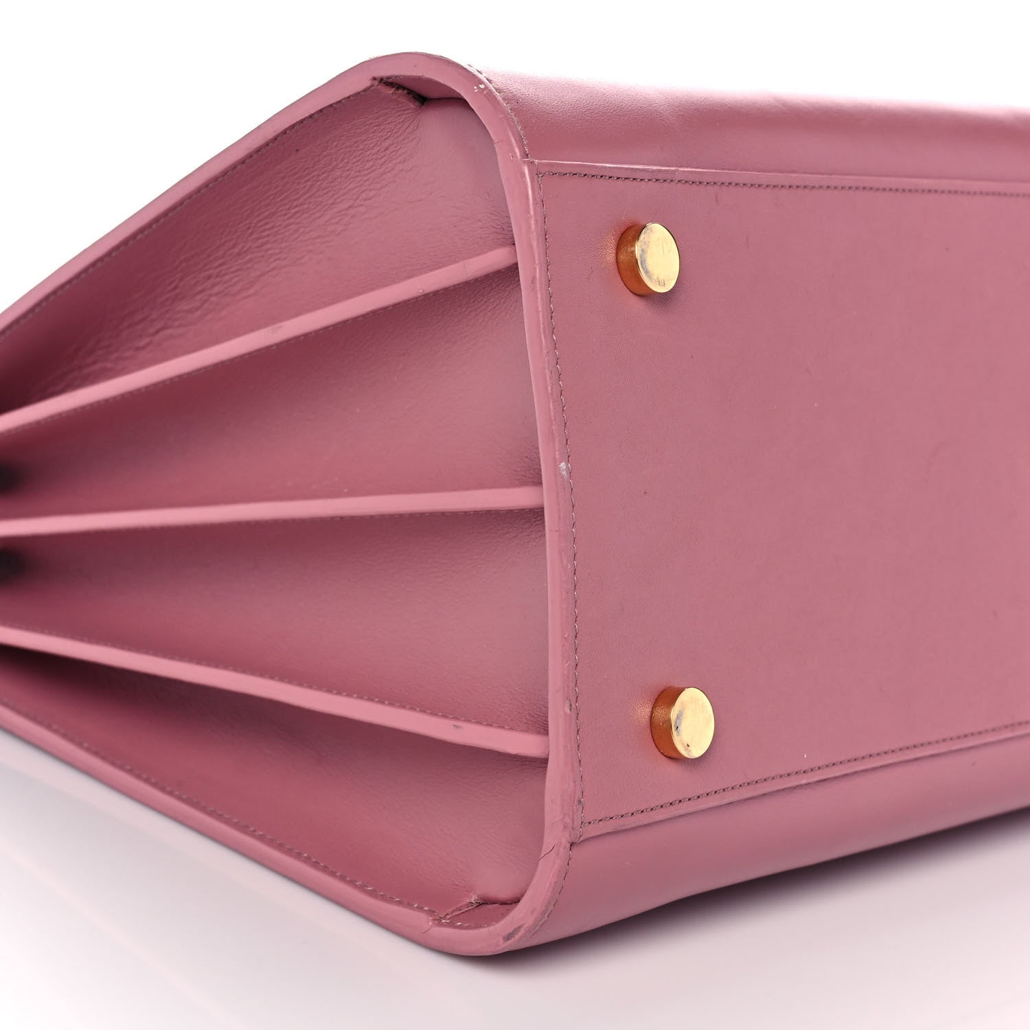 Saint Laurent Calfskin Small Sac De Jour Dark Rose 8 of 9