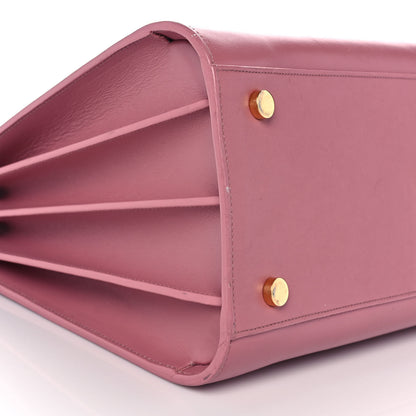 Saint Laurent Calfskin Small Sac De Jour Dark Rose 8 of 9