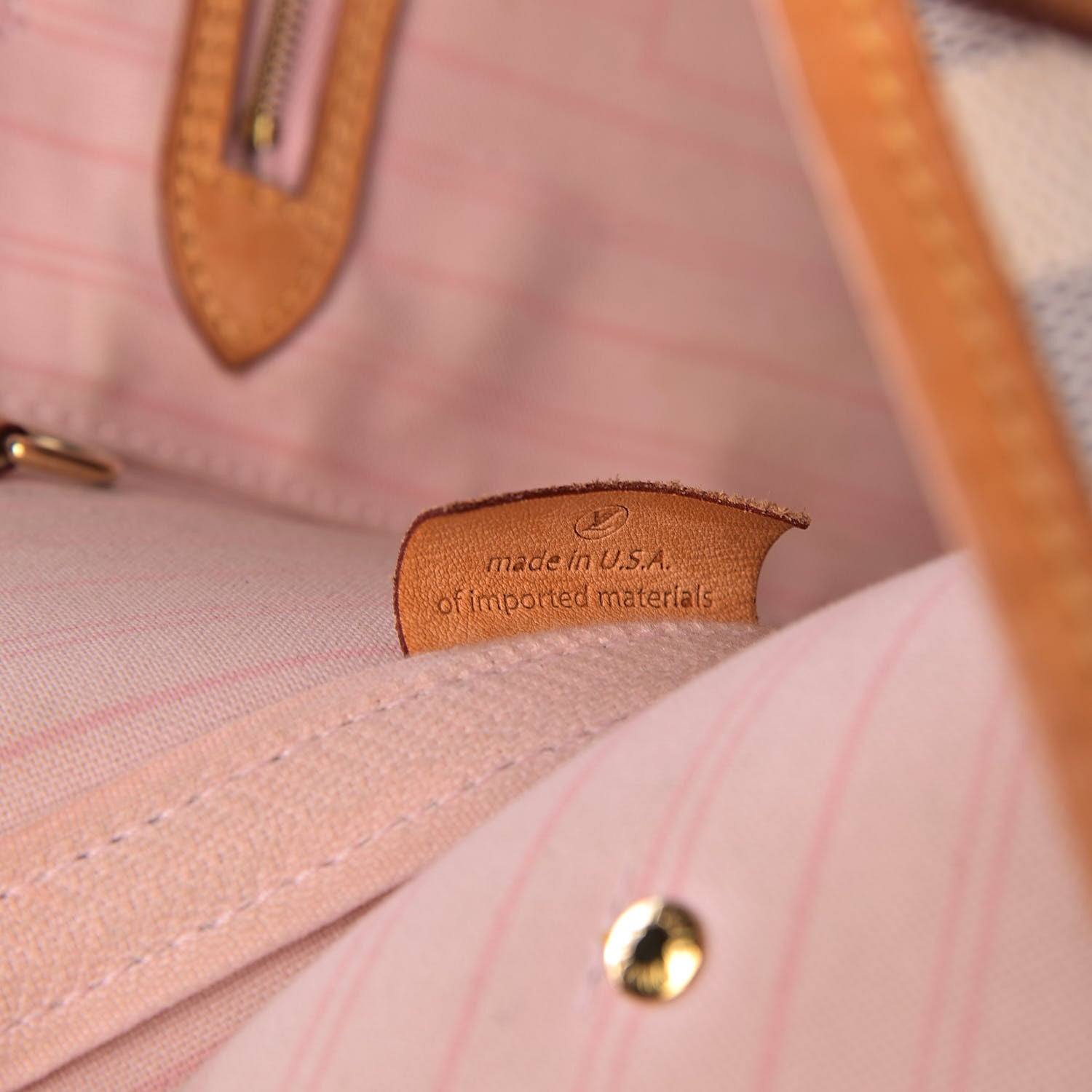 Louis Vuitton Damier Azur Neo Neverfull MM Rose Ballerine 8 of 22
