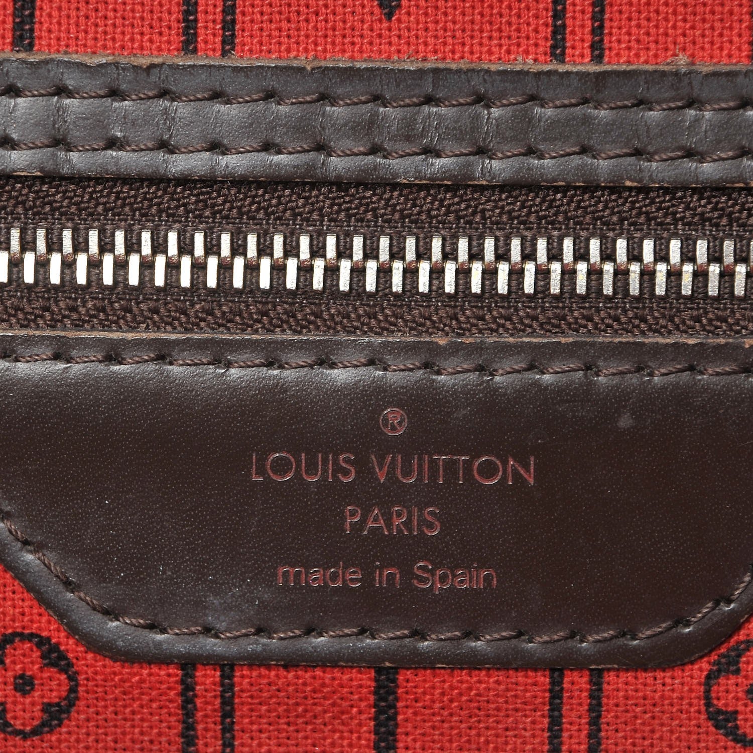 Louis Vuitton Damier Ebene Neverfull MM 6 of 21