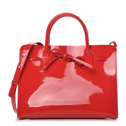 Mansur Gavriel Patent Sun Bag Flamma 1 of 8