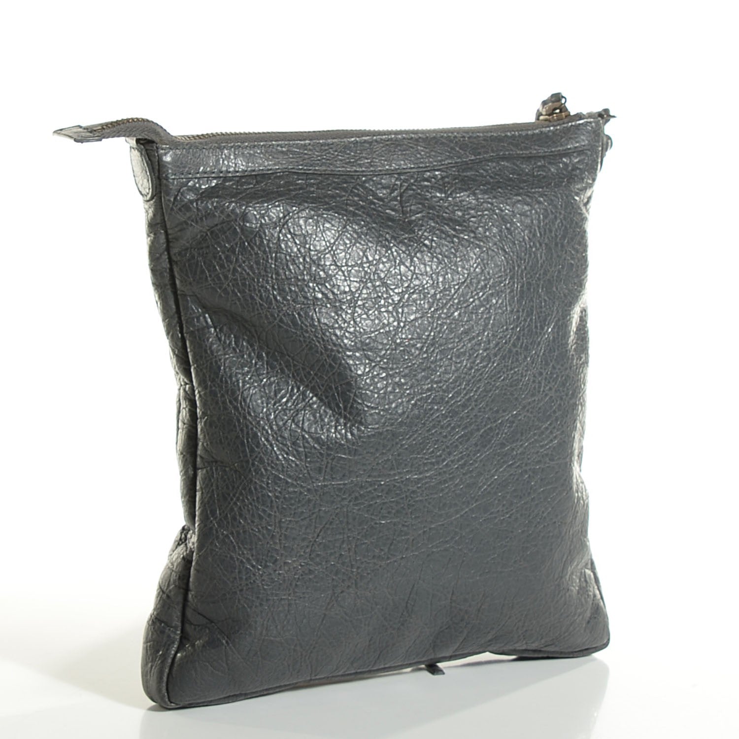 Balenciaga Agneau Classic Hardware Flat Crossbody Gris Tarmac 5 of 26