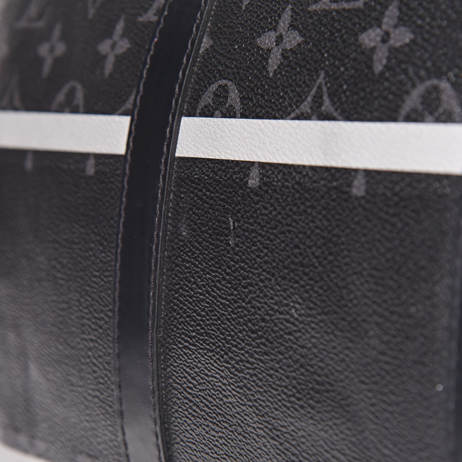 Louis Vuitton X FUJIWARA Monogram Eclipse Flash Fragment Keepall Bandouliere 55 13 of 14