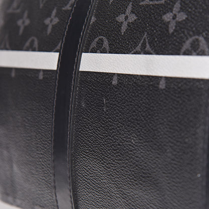 Louis Vuitton X FUJIWARA Monogram Eclipse Flash Fragment Keepall Bandouliere 55 13 of 14