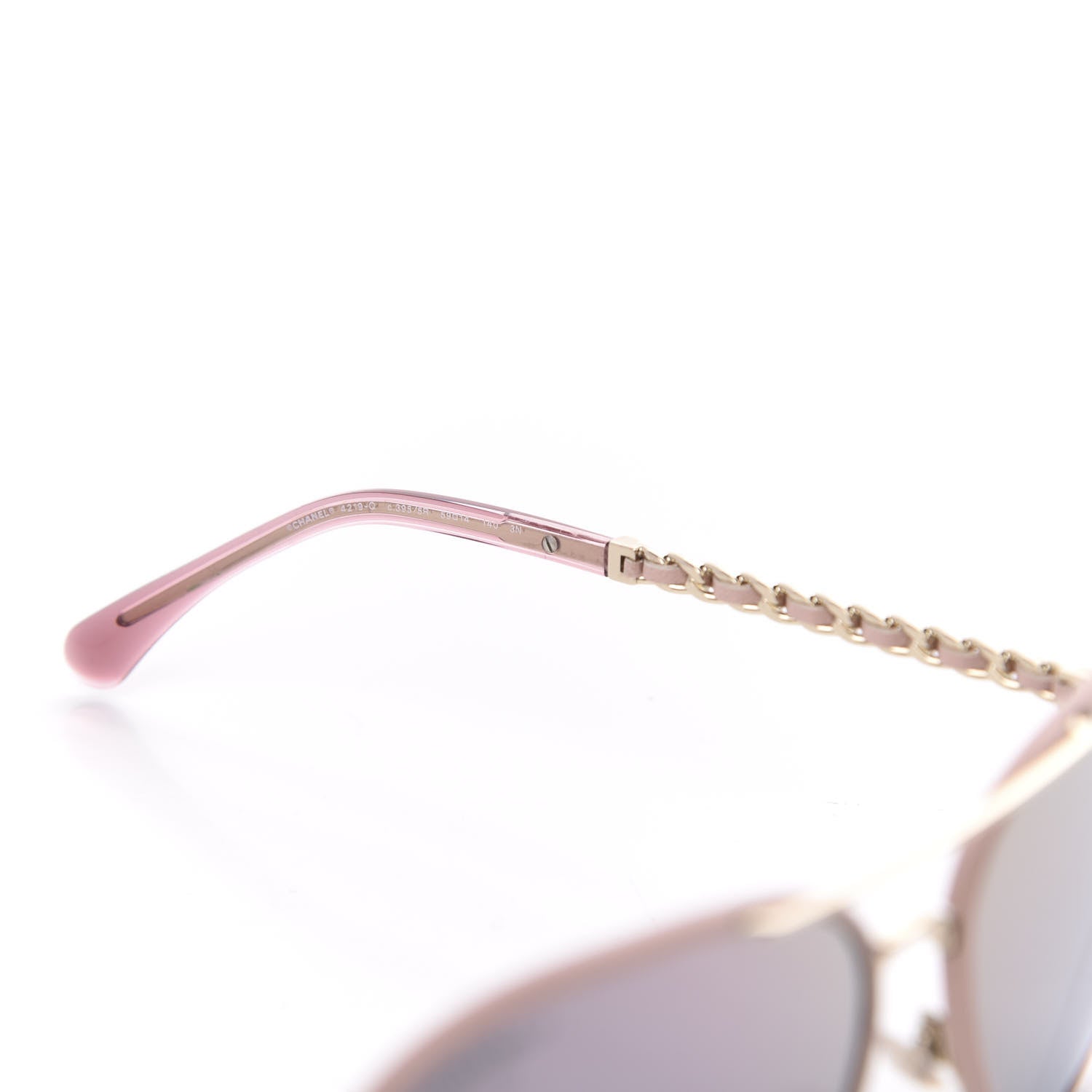 Chanel Pilot Winter Sunglasses 4219 Light Pink 6 of 8