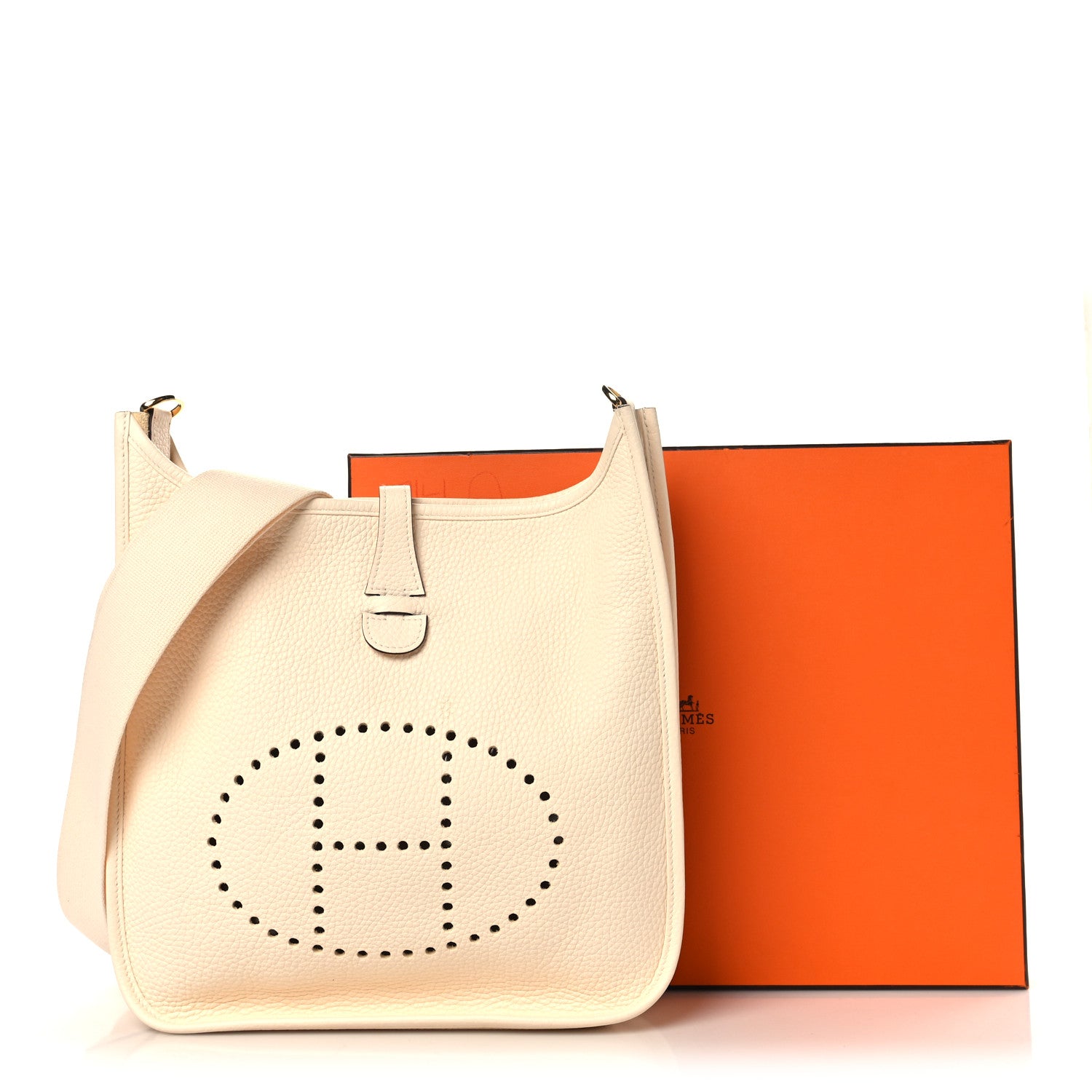 Hermes Taurillon Clemence EVELYNE III PM Nata 11 of 11