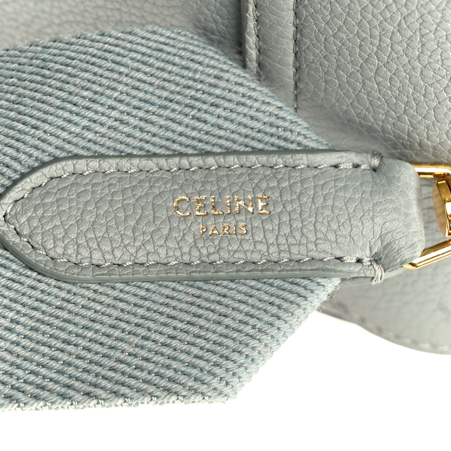 Celine Grained Calfskin Teen Soft 16 Shoulder Bag Ice Blue 8 of 12