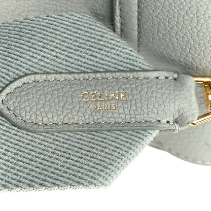 Celine Grained Calfskin Teen Soft 16 Shoulder Bag Ice Blue 8 of 12