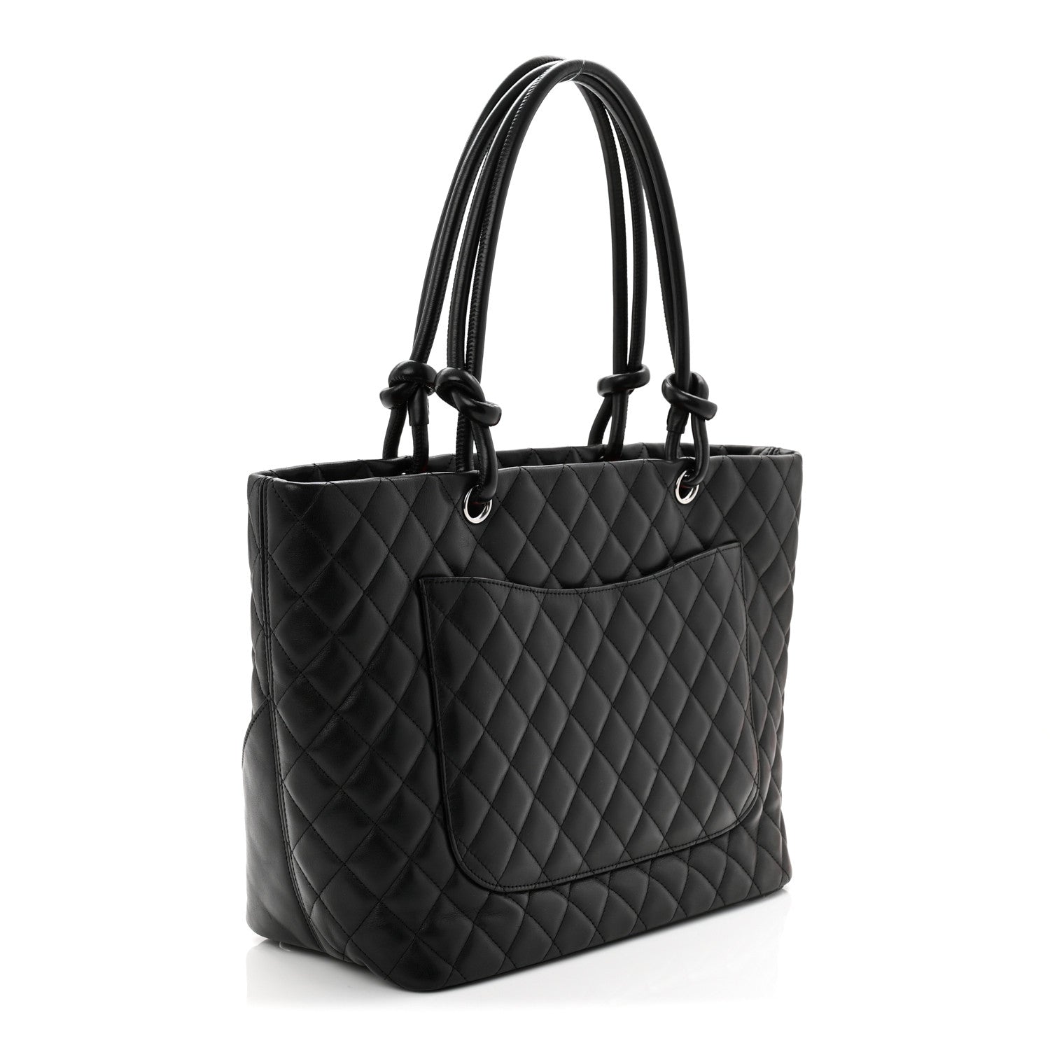 Chanel Calfskin Quilted Large Cambon Tote Black 3 of 10