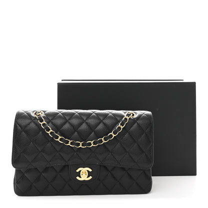 Chanel Caviar Quilted Medium Double Flap Black 11 of 11