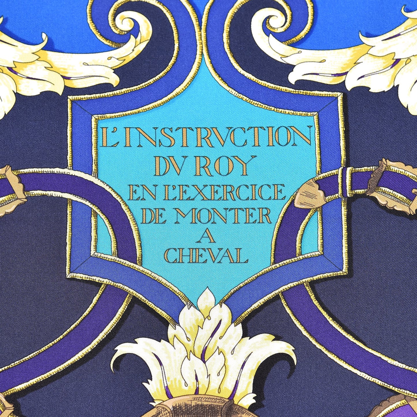 Silk L'Instruction Du Roy Scarf 90