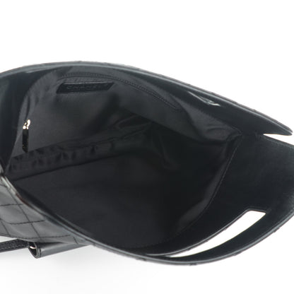 Chanel Lambskin Diamond Stitch Convertible Clutch Black 5 of 7