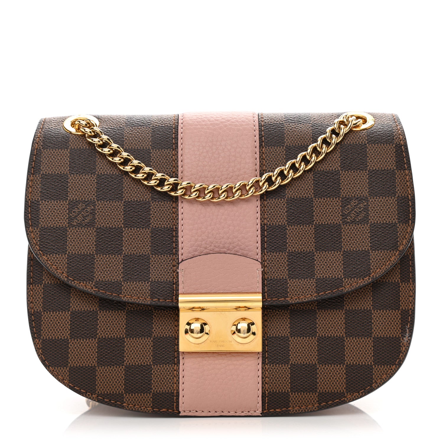 Louis Vuitton Damier Ebene Cuir Taurillon Wight Magnolia 1 of 8