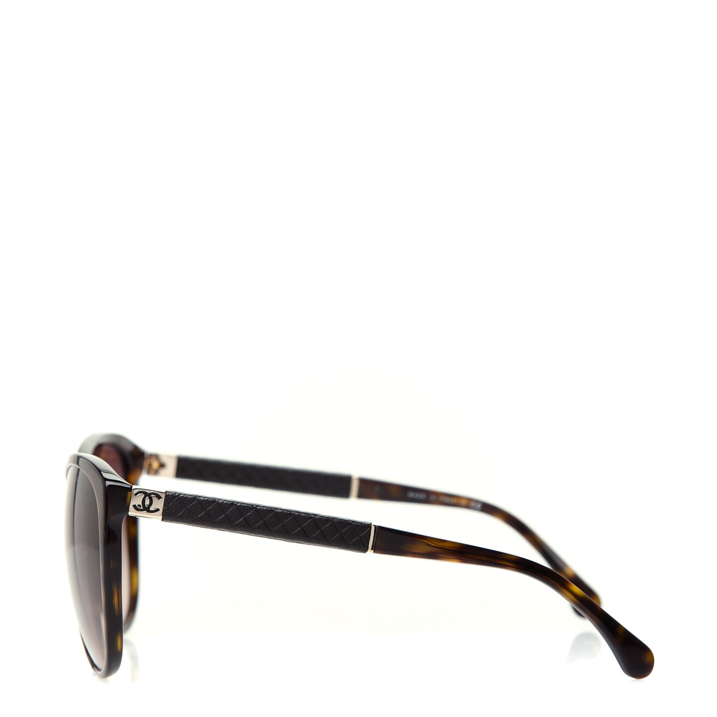 Quilted CC Sunglasses 5225Q Tortoise
