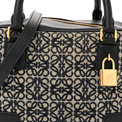 Loewe Jacquard Anagram Calfskin Amazona 19 Black Navy 7 of 13