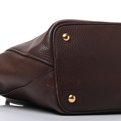 Prada Vitello Daino Shopping Tote Bruciato 7 of 11