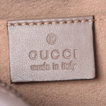 Gucci Calfskin Matelasse Small GG Marmont Chain Shoulder Bag Porcelain Rose 6 of 7