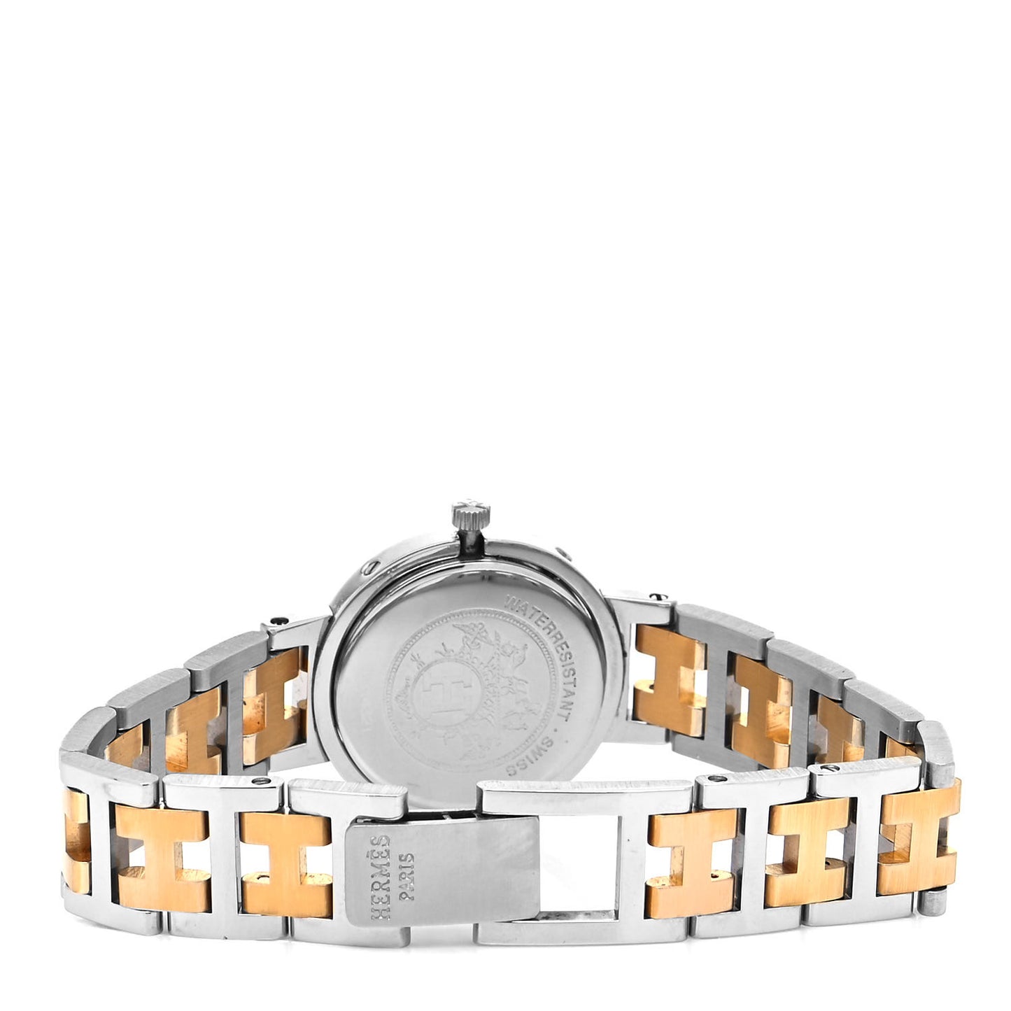 Stainless Steel 24mm Clipper Quartz Watch Gold