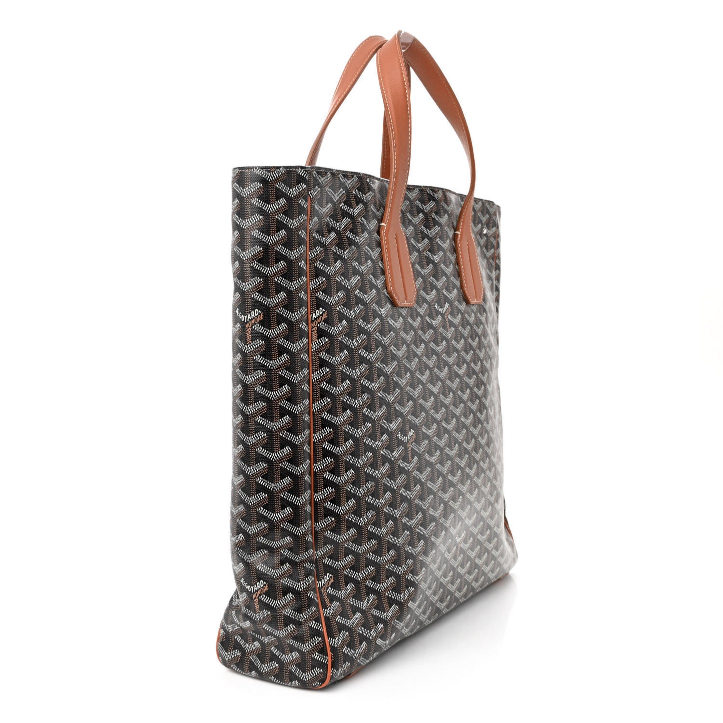 Goyardine Voltaire III Tote Black Gold