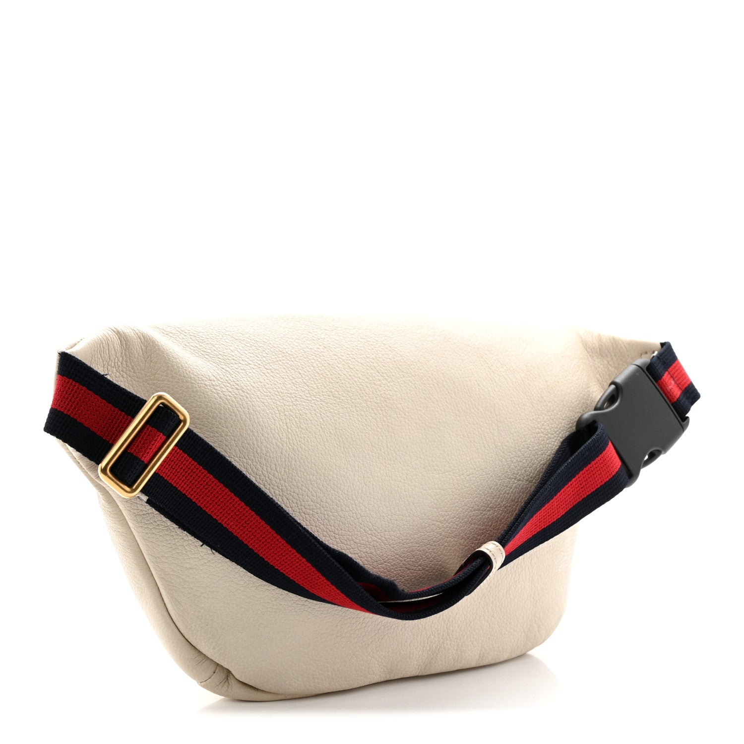 Gucci Grained Calfskin Logo Belt Bag White 3 of 10