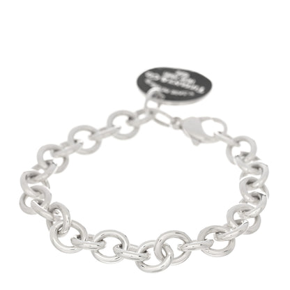 Tiffany Sterling Silver Return to Tiffany Round Tag Charm Bracelet 2 of 3