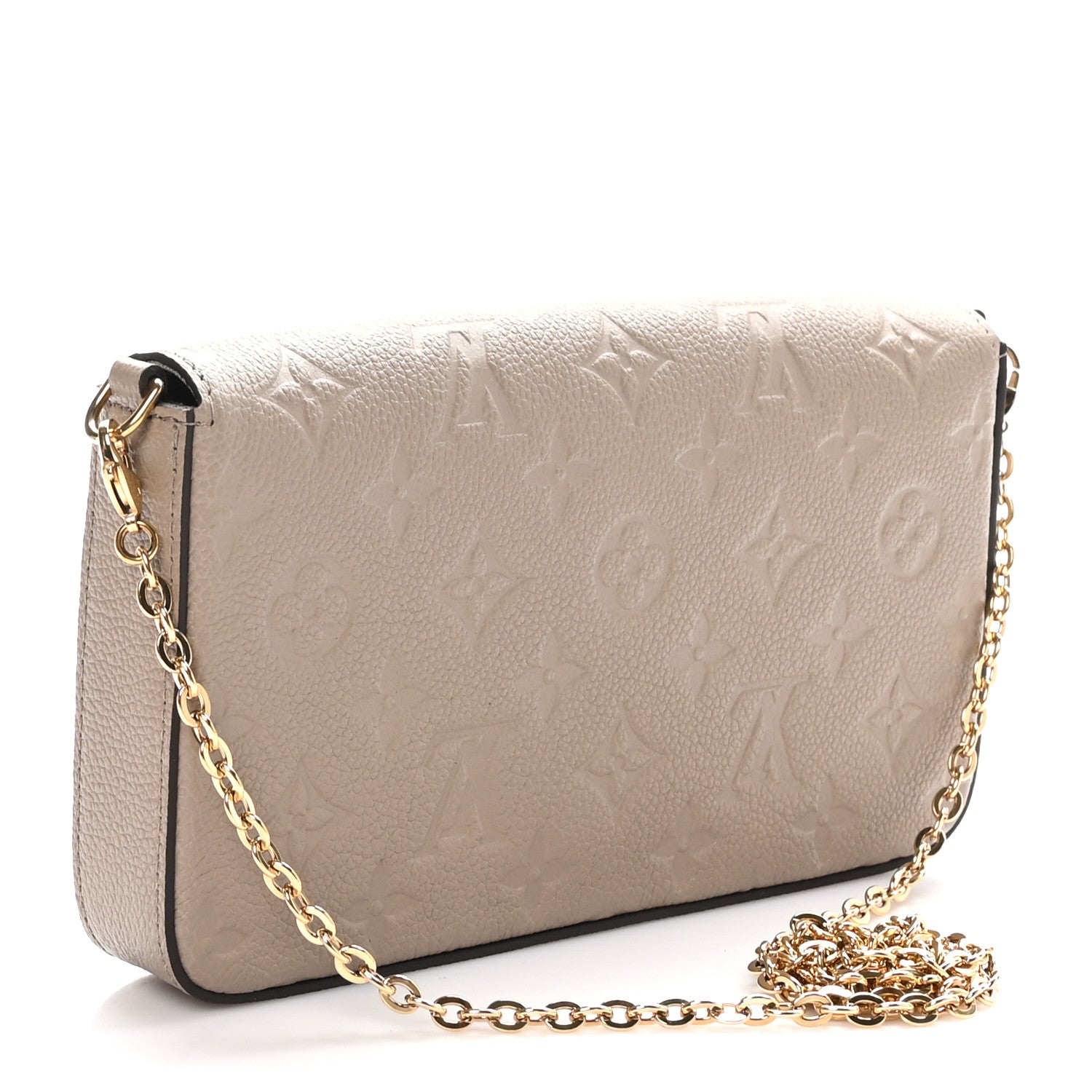 Louis Vuitton Empreinte Pochette Felicie Chain Wallet Tourterelle 4 of 11