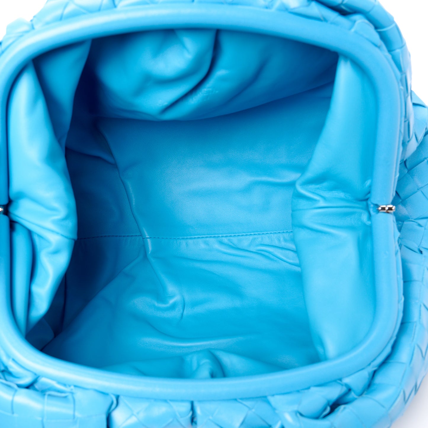 Nappa Maxi Intrecciato The Pouch Oversized Clutch Swimming Pool