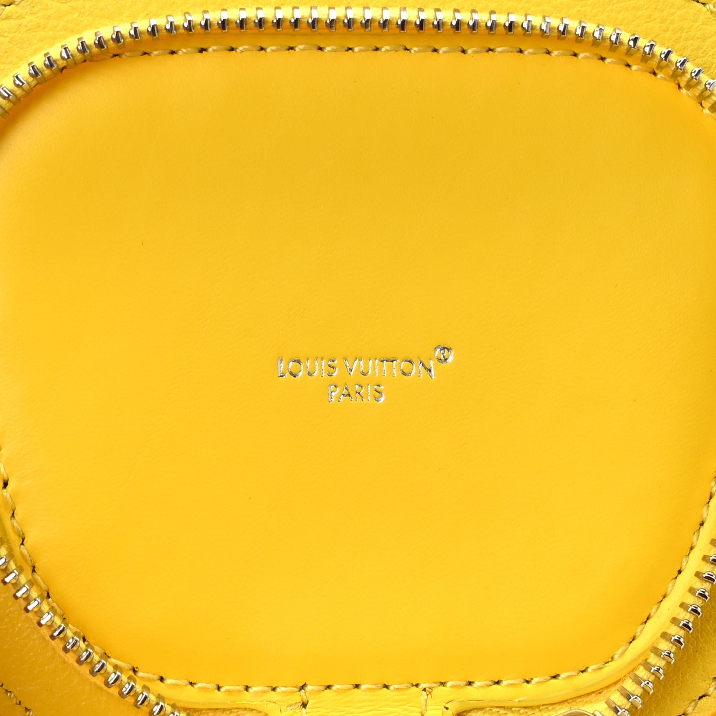 Monogram Crab Bag Charm Yellow