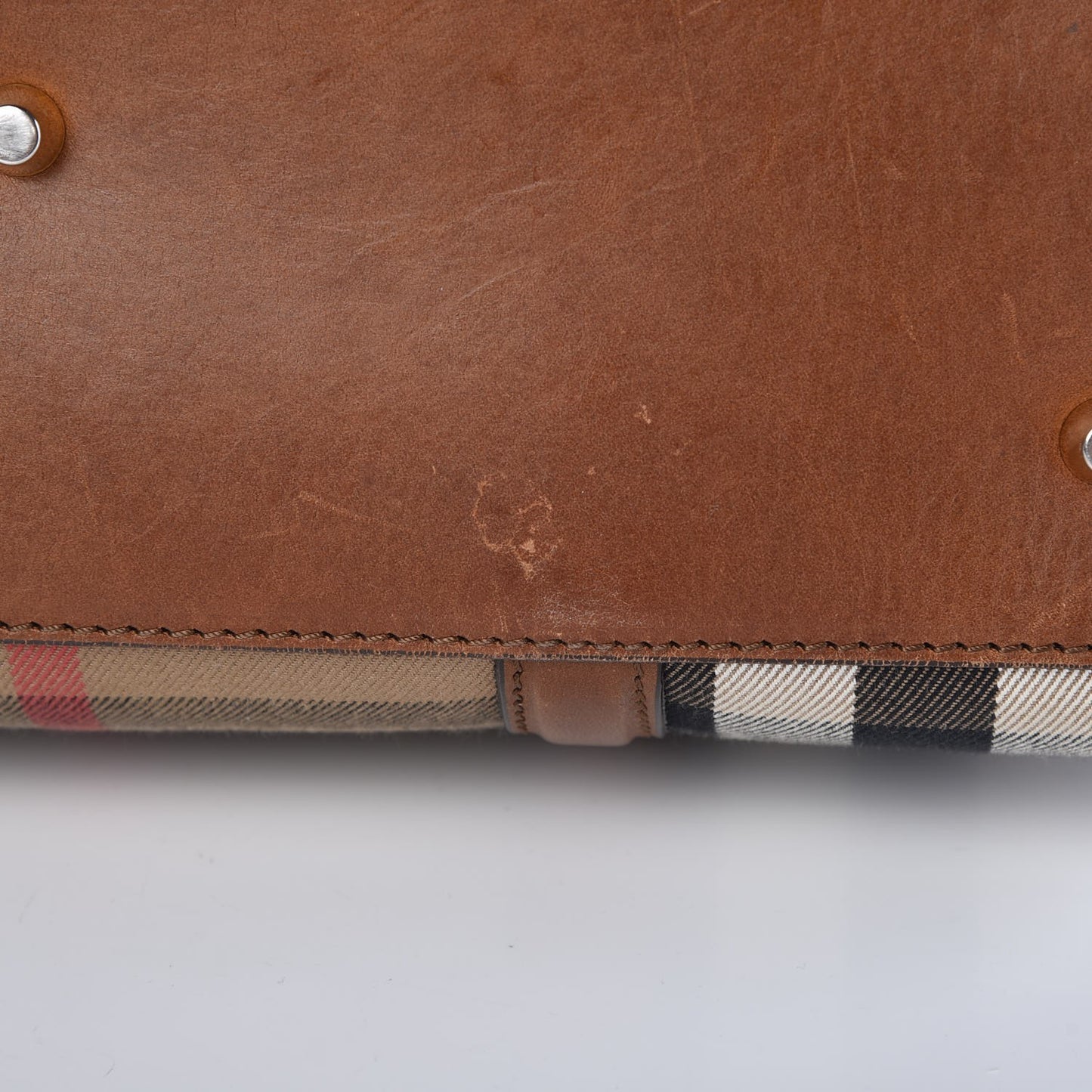 House Check Medium Alchester Bowling Bag Tan