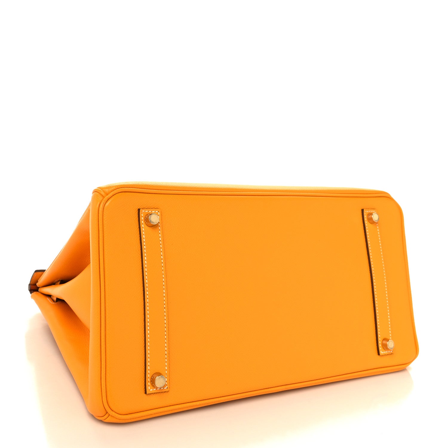 Hermes Epsom Candy Birkin 35 Jaune D'Or Feu 4 of 12