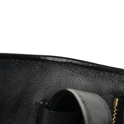 Celine Liege Calfskin Medium Classic Box Flap Bag Anthracite 17 of 17