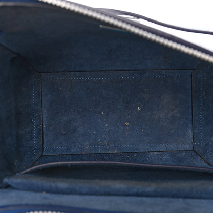 Celine Grained Calfskin Micro Belt Bag Indigo 5 of 11